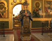 В праздник Благовещения архиепископ Анастасий возглавил богослужение в главном храме Казанской епархии.