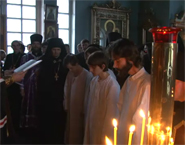 Правящий архиерей совершил монашеские постриги преподавателя и троих воспитанников Казанской Духовной семинарии. 