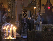 Архиепископ Анастасий совершил службу Страстей Господних в Петропавловском соборе.