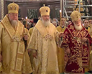 В Москве прошли торжества в честь 65-летия Святейшего Патриарха Московского и всея Руси Кирилла.