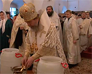 Архиепископ Анастасий возглавил престольные торжества в Богоявленском соборе г. Казани.