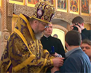 Правящий архиерей возглавил престольные торжества в Евдокиевской церкви г. Казани.