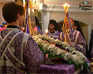 В канун Недели крестопоклонной, архиепископ Анастасий совершил вынос Креста в Казанско-Богородицком мужском монастыре г. Казани.