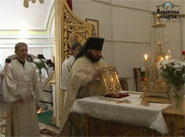 В день памяти священномученика Ермогена правящий архиерей совершил Божественную литургию.